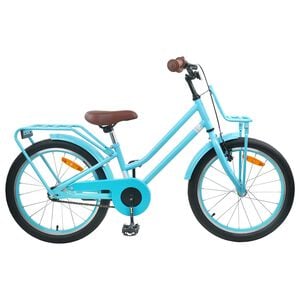 vidaXL Bicicleta Infantil 18 Polegadas para 5-7 anos Azul Claro