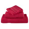 vidaXL Toalhas de sauna premium SOLUND 2pcs 80x200cm 600 gsm vermelho