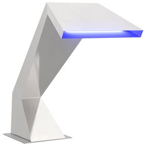 vidaXL Cachoeira de Piscina A&ccedil;o inoxid&aacute;vel 63,5 x 29 x 51 cm Prateado