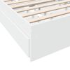 vidaXL Estrutura de cama c/ gavetas 90x200 cm derivados madeira branco