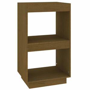 vidaXL Estante 40x35x71 cm pinho maci&ccedil;o castanho mel