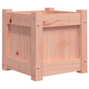 vidaXL Vaso/floreira de jardim 31x31x31 cm madeira de douglas maci&ccedil;a