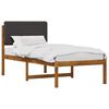 vidaXL Estrutura de Cama com Cabeceira Estofada