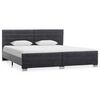 vidaXL Estrutura de cama 180x200 cm camur&ccedil;a artificial cinzento