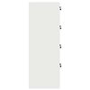vidaXL Arm&aacute;rio de Arquivo com gaveta 2 pcs Branco 44 x 50 x 139 cm