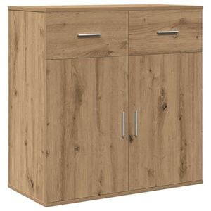 vidaXL Buffet Carvalho Artesanal 78 x 38 x 80 cm Derivados de Madeira