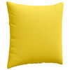 vidaXL Travesseiros de Sof&aacute; 2 pcs Amarelo Claro 80 x 80 cm tecido