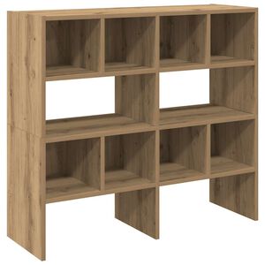 vidaXL Sapateiras 2 pcs empilh&aacute;veis 89,5x30x40 cm carvalho artisiano