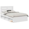 vidaXL Estrutura da Cama com cabeceira Branco 120 x 190 cm