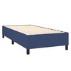 vidaXL Cama box spring c/ colch&atilde;o e LED 100x200 cm tecido azul