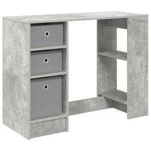 vidaXL Mesa Cinzento 100 x 40 x 75 cm Derivados de Madeira