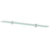 vidaXL Prateleira flutuante vidro 100x10 cm 8 mm