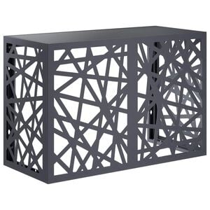 vidaXL Capa de Ar Condicionado Antracite 90 x 40 x 60 cm A&ccedil;o
