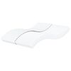 vidaXL Colch&atilde;o de espuma 200x210 cm dureza H2 H3 branco