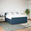 vidaXL Cama com molas/colch&atilde;o 180x200 cm veludo azul