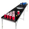 HI Mesa dobr&aacute;vel ajust&aacute;vel em altura para beer pong preto