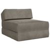 vidaXL Sof&aacute; Cama Dobr&aacute;vel Cinzento-claro 60 x 70 x 41 cm Tecido