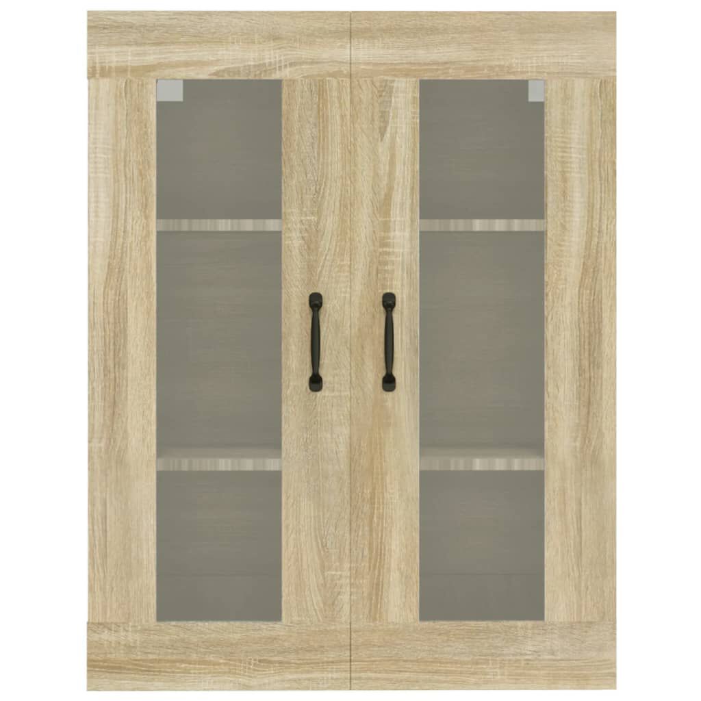 vidaXL Armário de parede suspenso 69,5x34x90 cm carvalho sonoma