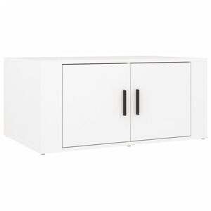 vidaXL Mesa de centro 80x50x36 cm derivados de madeira branco