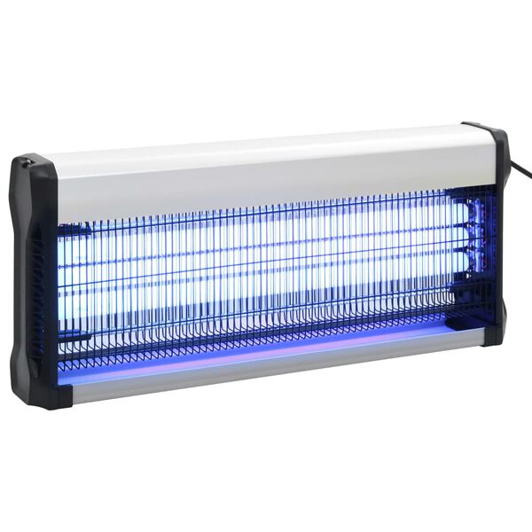 vidaXL Eletrocutor de insetos alumínio ABS 60 W preto