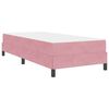 vidaXL Cama Box com colchão Rosa 80 x 200 cm tecido