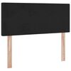 vidaXL Cama com Armazenamento com colch&atilde;o Preto 120 x 190 cm Veludo