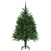 vidaXL Árvore de Natal com 150 LEDs com suporte Verde 120 cm PE