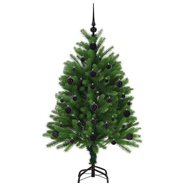 vidaXL Árvore de Natal com 150 LEDs com suporte Verde 120 cm PE