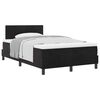 vidaXL Cama Box com cabeceira Preto 120 x 200 cm Veludo