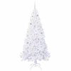 vidaXL &Aacute;rvore de Natal Artificial com 300 LEDs Branco 210 cm PVC e A&ccedil;o