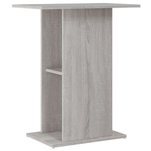 vidaXL Suporte de aqu&aacute;rio 60,5x36x72,5 cm deriv. madeira cinza sonoma