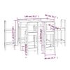 vidaXL 7 pcs conjunto de bar pinho maci&ccedil;o
