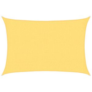vidaXL Para-sol estilo vela 160 g/m&sup2; 2,5x3,5 m bege