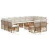 vidaXL Conjunto de Sof&aacute;s para Exterior 13 unid. 12 lugar