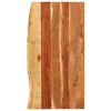 vidaXL Tampo p/ m&oacute;vel toucador WC 100x52x2,5 cm madeira ac&aacute;cia maci&ccedil;a