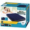 Intex Colch&atilde;o insufl&aacute;vel Dura-Beam com bomba 152x203x25 cm azul