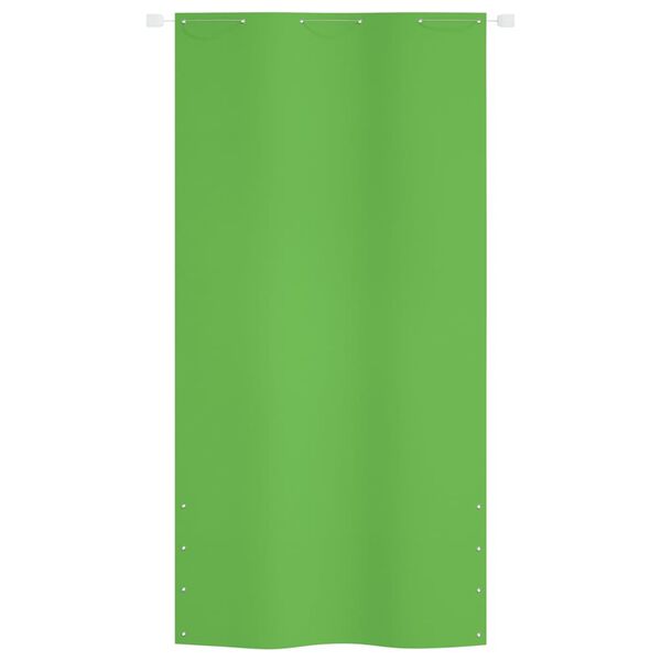 vidaXL Tela de varanda 120x240 cm tecido oxford verde-claro