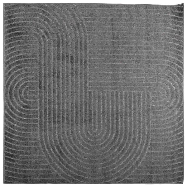 vidaXL Tapetes de &aacute;rea Quadrado HUARTE Antracite 200 x 200 cm