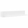 vidaXL Estantes parede 2pcs 100x16,5x16,5 cm derivados madeira branco
