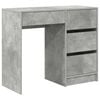vidaXL Mesa Cinzento Derivados de Madeira 90 x 37.5 x 75 cm