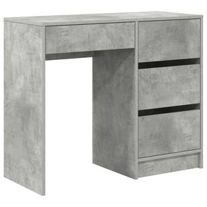 vidaXL Mesa Cinzento Derivados de Madeira 90 x 37.5 x 75 cm