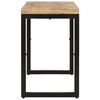 vidaXL Mesa de jantar 110x50x76 cm madeira de mangueira maci&ccedil;a