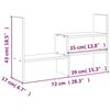 vidaXL Suporte para monitor (39-72)x17x43 cm madeira de pinho maciça