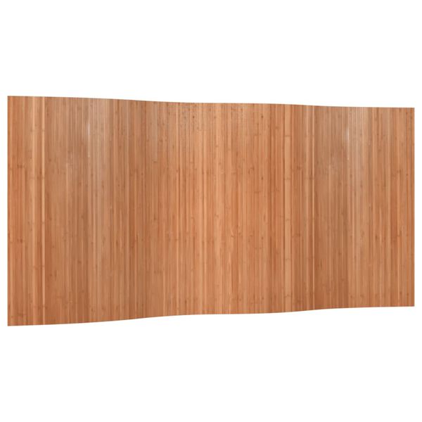 vidaXL Divis&oacute;ria largura 400 cm altura 165 cm bambu cor natural