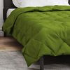 vidaXL Duvet de Ano Inteiro Verde 220 x 140 cm Microfibra