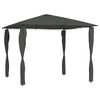 vidaXL Gazebo 3x3x2,6 m com capas para postes 160 g/m&sup2; antracite
