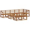 vidaXL Conjunto de Sof&aacute;s para Exterior 9 pcs Natural