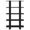 vidaXL Estante/divisória 100x30x160 cm preto
