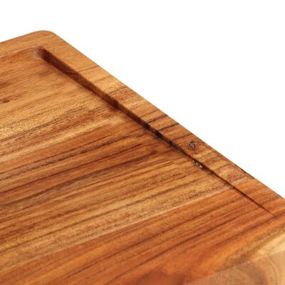 vidaXL Tábua de cortar 43x32x3,5 cm madeira de acácia maciça