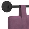 vidaXL Cabeceira Suspensa Roxo 170 x 55 x 5 cm Veludo